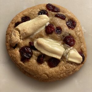 L'IVOIRE CRANBERRIES
COOKIE CHOCOLAT BLANC IVOIRE
ET CRANBERRIES