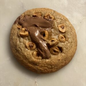 LE NOCCIOLA
COOKIE CHOCOLAT AU LAIT JIVARA
NOISETTES DU PIEMONT BIO
CŒUR PÂTE À TARTINER 
CHOCO-NOISETTES BIO